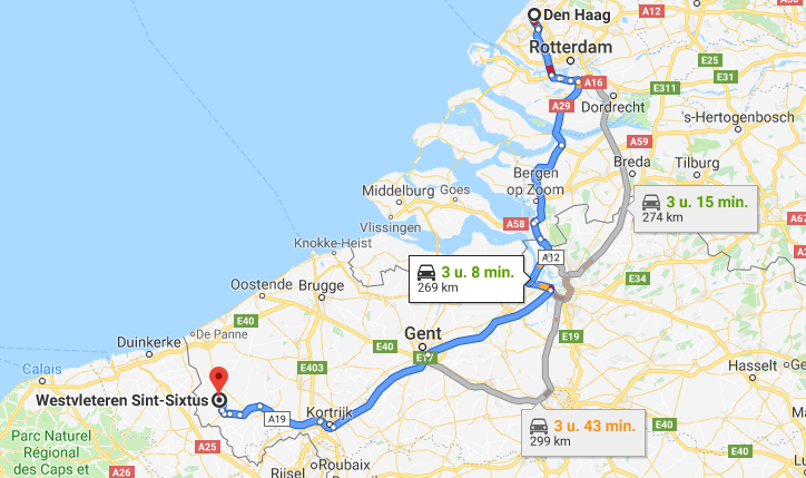 Westvleteren route