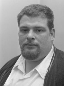 Portret zwart wit Jan Scheafer uit 1971